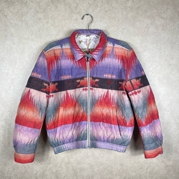 NWOT. Polo jacket reversible . Aztec Navajo. Timeless. XXL‍‍‍‍‍‍‍‍ - Picture 1 of 15